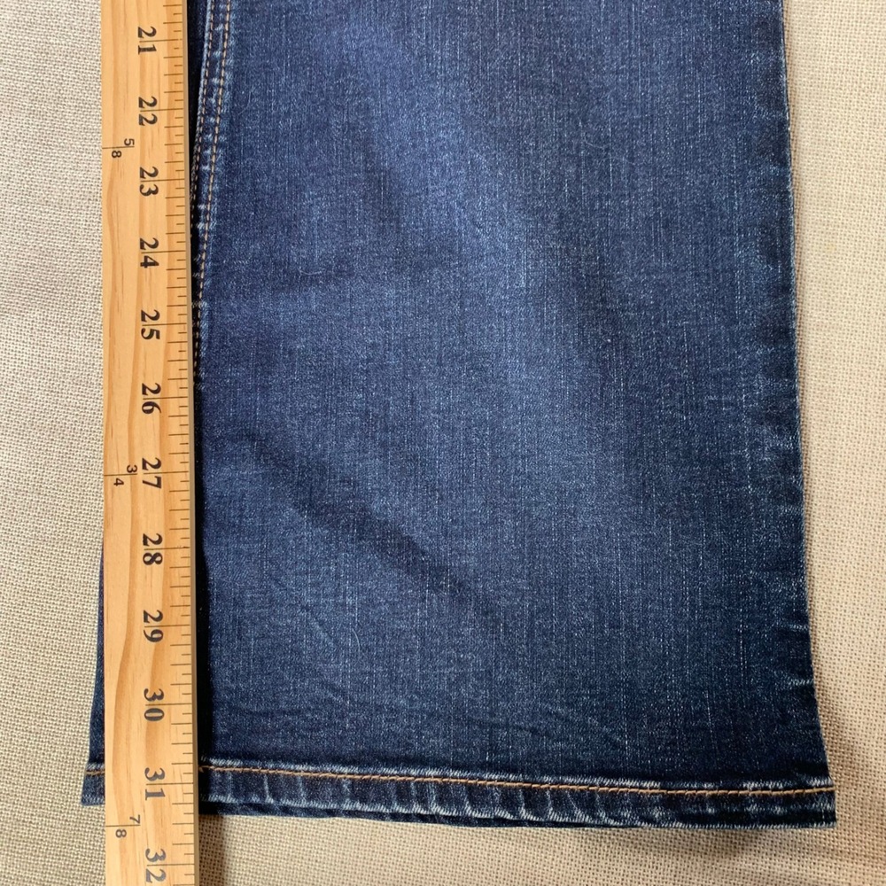 New Silver Jeans Co Zac Relaxed Fit Straight Leg Dark Wash Denim Jeans W32 L32 - Picture 6 of 14
